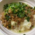 rimamapu's cooksnap of when they made つわり中でもおいしい！豆腐　納豆ごはん♪.