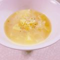 みぽぽ37's cooksnap of when they made じゃがいもと玉ねぎのつぶつぶスープ.