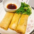 tonmyee's cooksnap of when they made 甘いキャベツと魔法のセロリの春巻き.