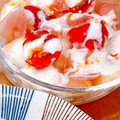 Milly♡'s cooksnap of when they made 桃と生ハムのサラダ♢ヨーグルトソース.
