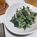fu♪♪'s cooksnap of when they made 簡単！ほうれん草とツナのからしマヨ和え♪.