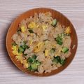 アクセル☆'s cooksnap of when they made きゅうりの味噌炒飯.