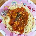 Phamvandon's cooksnap of when they made ミートソース.