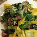 saki1010's cooksnap of when they made ピーマンとほうれん草の簡単たまご炒め.