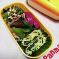 クックI7I5L1☆'s cooksnap of when they made お弁当に！小松菜入り厚焼き卵.