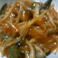 カナメ＠ダイエッター's cooksnap of when they made オクラとしめじたっぷり甘酸っぱ〜い酢鶏.