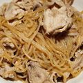 K1TR1's cooksnap of when they made シラタキと豚肉の煮込み.