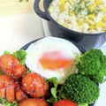☆のんのんの～ん☆'s cooksnap of when they made (σ・∀・)σ お弁当に「ハムエッグ」.