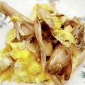 ダリア☆'s cooksnap of when they made #手軽に栄養！舞茸のスクランブルエッグ.