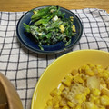 ひろと＾＿＾ママ's cooksnap of when they made ほうれん草とゆで卵☆で鉄分補給♪.