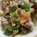 dollyj's cooksnap of when they made 簡単！ピーマンとひき肉の甘辛卵とじ。.