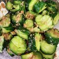 ハチ8コロ8's cooksnap of when they made 簡単✿きゅうりのごまみそ和え✿.