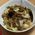 犬Gyami's cooksnap of when they made 茄子とキャベツの肉味噌 炒め *☻*.