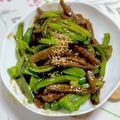 kitty・yumi's cooksnap of when they made ダイエット＊凍りこんにゃくの青椒肉絲.