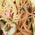 りゅうきんぐ's cooksnap of when they made 【家つま】カレー風味のスパゲティサラダ♪.