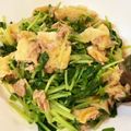 あやかず1022's cooksnap of when they made レンチン♪豆苗とツナとお揚げさん.