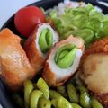 チョコママ★'s cooksnap of when they made ちくわにスナップえんどう♫さっと焼き.