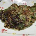 クックVI4VLM☆'s cooksnap of when they made カリカリ★紫蘇と玉ねぎのチヂミ.