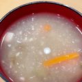 ママメイン！時々子供's cooksnap of when they made なめことおくらのとろぉ～り味噌汁.