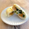mamechii's cooksnap of when they made 米粉と豆腐のお焼き.