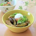 runa10's cooksnap of when they made 月見豚ナス丼！ピリ辛ナス味噌炒め♪簡単.