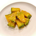 悠LOVE航's cooksnap of when they made 思い出の味…かぼちゃの塩炒め.
