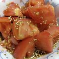 クックMJI7BP☆'s cooksnap of when they made ◇旨っ◇　トマトとすりごまの中華風サラダ.