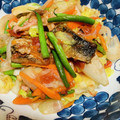 moonmoko's cooksnap of when they made いわしと野菜の梅肉炒め.