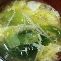 ヨシヨッシー's cooksnap of when they made 小松菜＆エノキの卵とじ中華スープ.