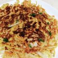 まぶたん's cooksnap of when they made 大根と人参の明太マヨ味ガレット.