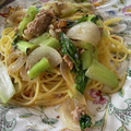 キャビィーママ's cooksnap of when they made 鯖缶と大葉の和風パスタ.