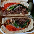 mamegorota's cooksnap of when they made ビビンバ風焼肉ロールサンド.