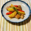 yesmama's cooksnap of when they made 鶏もも肉とジャガイモの黒酢甘辛あえ☆.