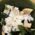 ミルクボール's cooksnap of when they made わかめ香る♪混ぜるだけ！たけのこごはん.