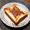 もふもふクロさん's cooksnap of when they made 黒糖チーズトースト.