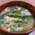 お塩と砂糖's cooksnap of when they made 簡単！ニラ玉もやしのお味噌汁.