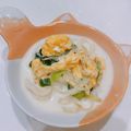 ゆにこーん☆'s cooksnap of when they made 優しい味のミルクうどん＊*.