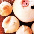 木漏れ日の台所's cooksnap of when they made 成形簡単！ぶたのおしりパン♪.