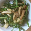 xyzクック's cooksnap of when they made 葉大根と揚げの炒め物.
