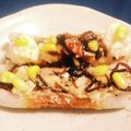 私市ビッキーズ津門巳's cooksnap of when they made “ポテサラこぶコーンソース竹輪ボード”.