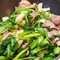 クック2H5Q46☆'s cooksnap of when they made 牛肉と三種の青野菜の中華炒め.