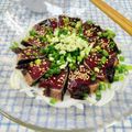 在宅勤務のおじさん's cooksnap of when they made 今が旬♪鰹たたきde野菜たっぷりサラダ♪.