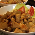 ＊葉っぱちゃん＊'s cooksnap of when they made こんにゃくとちくわ、むね肉の甘辛炒め煮.