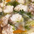 かな☆'s cooksnap of when they made お鍋に【鶏胸肉と豆腐のヘルシーつくね】.