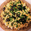 クックUH3NVG☆'s cooksnap of when they made マヨタマと椎茸の和風ピザ.