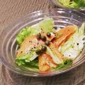 Dellaたん's cooksnap of when they made サーモンを食べる和風サラダ.