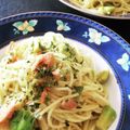 Nöööla♡'s cooksnap of when they made アボカドとスモークサーモンの和風パスタ.