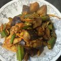 ＭＩ−ＳＡＮ's cooksnap of when they made ピリ辛♪オクラと茄子のカレー炒め.