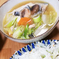 ⊕ARuMa⊕'s cooksnap of when they made 簡単！秋の味覚秋鮭☺鮭のあら汁.