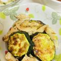 アップイエ's cooksnap of when they made 簡単 ズッキーニとサラダチキンの炒め.